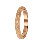 Rotvergoldeter Edelstahlring diamantiert