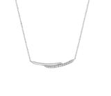 Kette, 925 Silber, mit Zirkonia-Anhänger