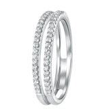 Ring, 925 Silber, mit Zirkonia