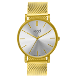 Regal Mesh-Armbanduhr limitierte Auflage, goldfarben