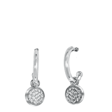 Ohrringe aus 925 Silber, rund, mit Zirkonia