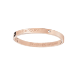 Guess stainless steel armband bangle roseplated Believe