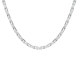 Silberne Gliederkette für Herren.