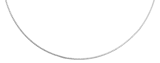 Recycelte silberne Kette mit venezianischem Glied