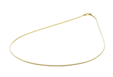 Halskette, 585 Gelbgold, 42 cm, venezianische Glieder 0,9 mm