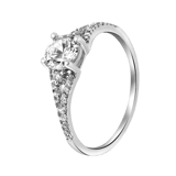 Ring, 925 Silber, mit Zirkonia