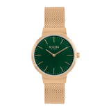 Icon of Sweden Armbanduhr mit Mesh-Band aus Edelstahl