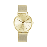Regal Armbanduhr mit goldfarbenem Mesh-Armband