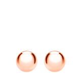 375 Gold Ohrstecker, Kugel, rosa