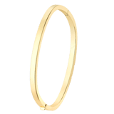 9 Karaat bangle vierkante buis