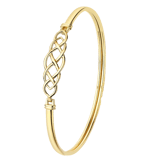 375 Gold Armreif, keltisch