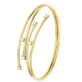 9 Karaat bangle met zirkonia