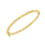 9 Karaat kinder bangle twist