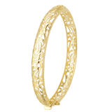 Armreif, 375 Gold, offen gearbeitet