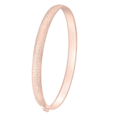 375 Gold Armreif mit Diamantschliff, rosa