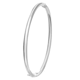 9 Karaat bangle wit