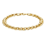 Armband, 375 Gold, Fantasieglieder