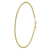 375 Gold Armband mit Gourmet-Gliedern