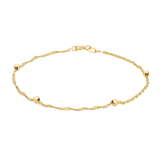 9 Karaat armband twist bal