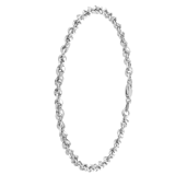 9 Karaat armband diamond cut wit