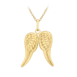 9 karaat ketting met hanger vleugels voor dames
