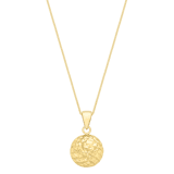 9 karaat ketting met hanger bol voor dames