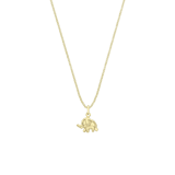 9 karaat ketting met hanger olifant voor dames
