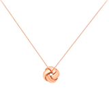 375 Gold Halskette mit Knoten-Anhänger