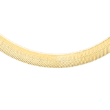 375 Gold Halskette mit Fischgrätgliedern