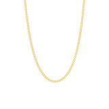 Halskette aus 375 Gold mit Gourmet-Gliedern