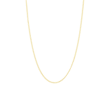 Halskette aus 375 Gold mit Gourmet-Gliedern