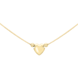 9 karaat ketting met hart voor dames