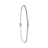 Armband, 585 Weißgold, mit Diamanten 0,06 ct