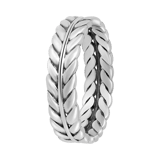 Zilveren ring blad Bali