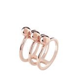 Roséplated ring voor dames