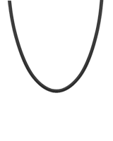 Zilveren siliconen ketting voor dames