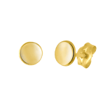 14 karaat geelgouden oorknoppen rond 4mm voor dames