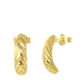 Ohrringe, 585 Gelbgold