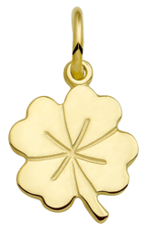 585 Gelbgold-Anhänger „Kleeblatt“
