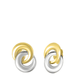 585 Gold Bicolor-Ohrringe