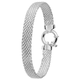 Silberarmband „Popcorn“, breit 8 mm