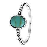 Silberring mit Türkis Bali