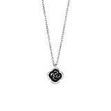 Silberkette und Anhänger mit Rose Bali