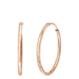 Zilveren oorringen roseplated 30mm voor dames