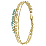 Bijoux goudkleurige enkelbandje voor dames