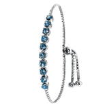 Armband, 925 Silber, Kristall, Montana