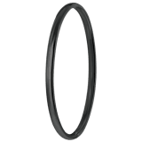 Zilveren blackplated bangle voor dames