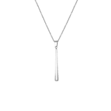 Gerecycled stainless steel ketting&hanger druppel