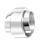 Gerecycled stainless steel ring breed