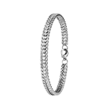 Armband, Edelstahl, Kettenglied, matt